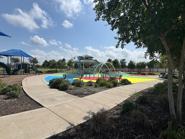 1017 Misty Patch Dr, Katy, TX 77493 - view of property's community with a gazebo