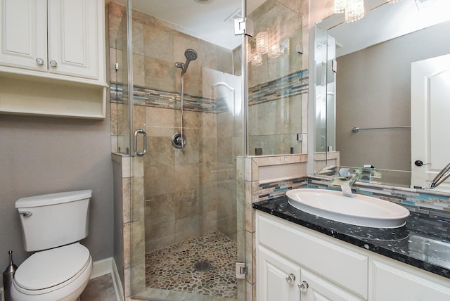 19510 Cisco Ct, Cypress, TX 77433 - bathroom featuring vanity and a stall shower