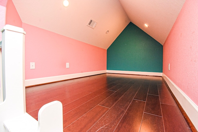 19510 Cisco Ct, Cypress, TX 77433 - bonus room featuring hardwood / wood-style flooring and lofted ceiling