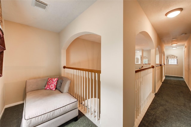 18719 Glenn Haven Estates Dr, Spring, TX 77379 - hallway with carpet floors