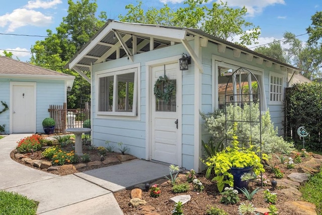 1726 Saxon Dr, Houston, TX 77018 - view of outdoor structure