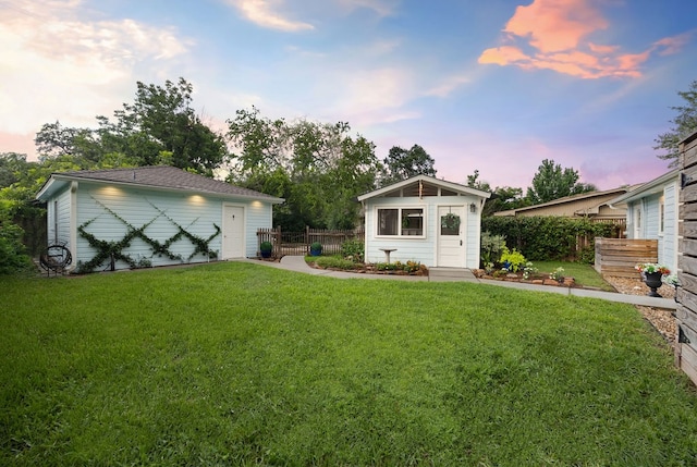 1726 Saxon Dr, Houston, TX 77018 - view of yard featuring an outdoor structure