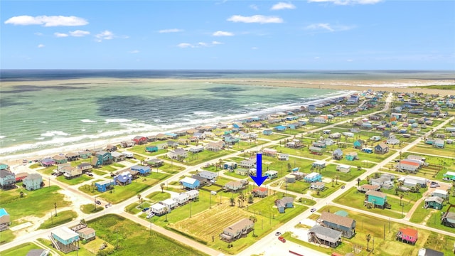 314 Oyster St, Surfside Beach, TX 77541 - aerial view of residential area with extended coastline