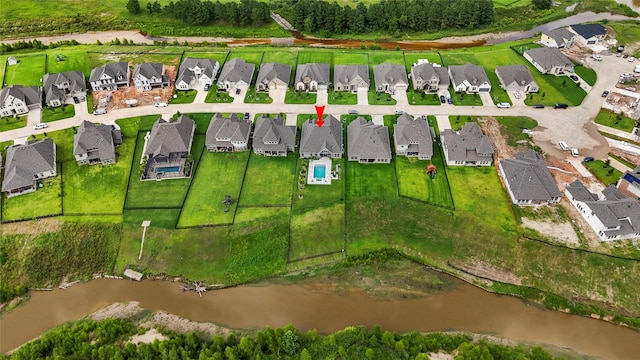 250 Peninsula Point Dr, Montgomery, TX 77356 - aerial perspective of suburban area featuring a large body of water