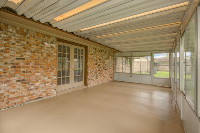 110 Spruce St, Lake Jackson, TX 77566 - unfurnished sunroom featuring french doors