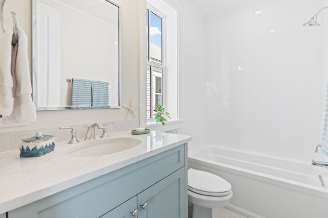 742 Positano Rd, Galveston, TX 77550 - full bathroom with vanity and shower / bath combination