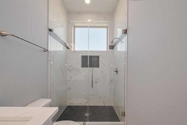 3525 Federal Rd, Pasadena, TX 77504 - bathroom featuring a marble finish shower and vanity