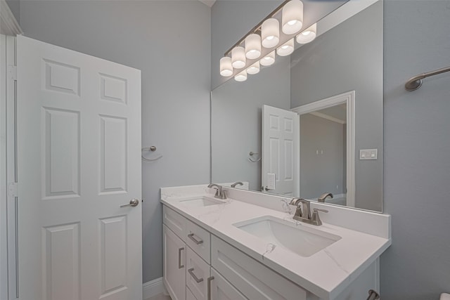 3525 Federal Rd, Pasadena, TX 77504 - bathroom featuring double vanity
