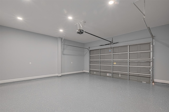3525 Federal Rd, Pasadena, TX 77504 - garage with recessed lighting and a garage door opener