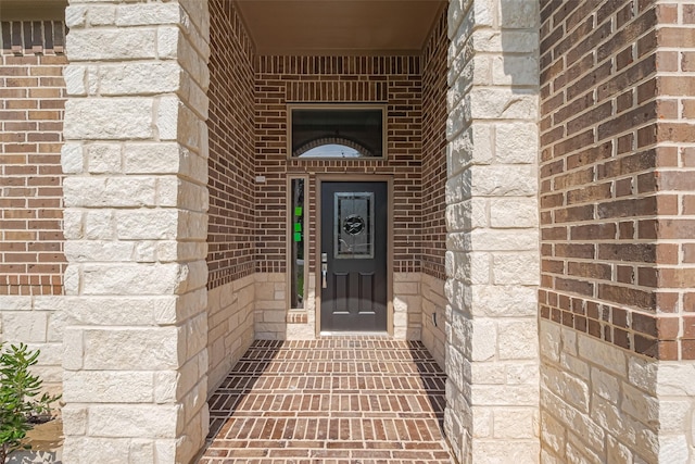 3525 Federal Rd, Pasadena, TX 77504 - property entrance with brick siding and stone siding