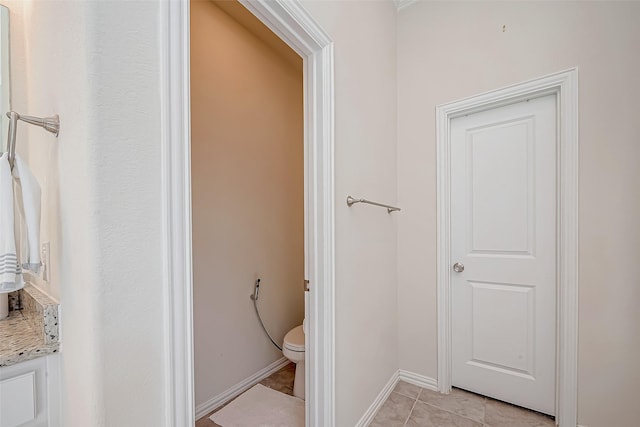 2226 Blakely Grove Ln, Richmond, TX 77469 - bathroom featuring toilet and tile patterned floors