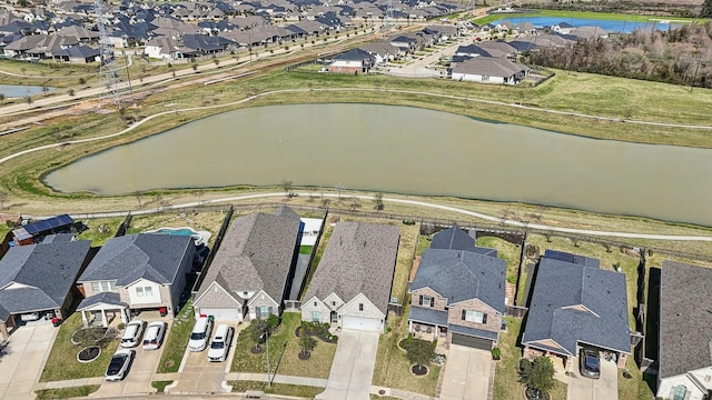 19822 Blue Roan Dr, Tomball, TX 77377 - aerial view of property and surrounding area featuring nearby suburban area and a nearby body of water