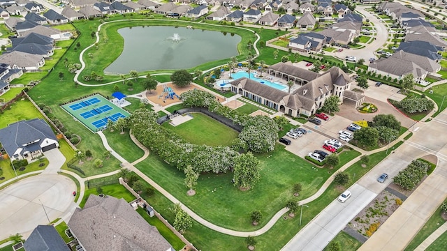 19822 Blue Roan Dr, Tomball, TX 77377 - view of property location featuring a large body of water and nearby suburban area