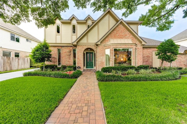 11410 Del Monte Dr, Houston, TX 77077 - tudor house with stucco siding and brick siding