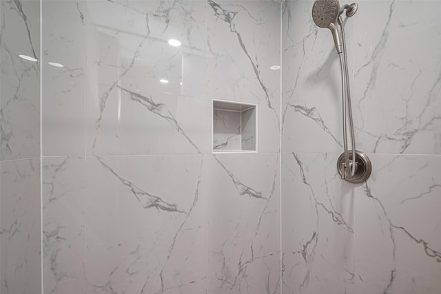 12206 Green Glade Dr, Houston, TX 77099 - detailed view of a marble finish shower