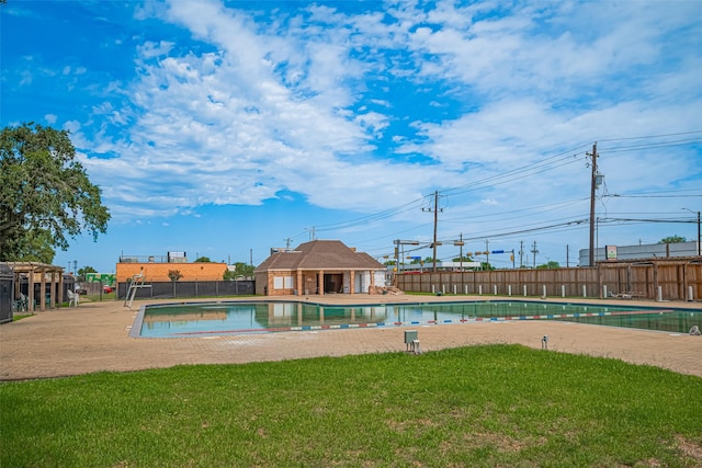 12206 Green Glade Dr, Houston, TX 77099 - community pool with an outbuilding