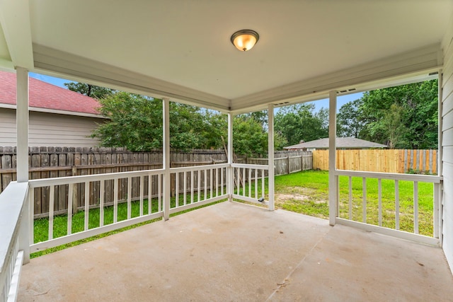 519 Tallow Dr, Conroe, TX 77385 - fenced backyard with a patio area