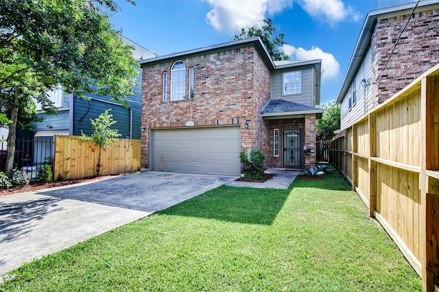 7130 Eastwood St, Houston, TX 77021 - traditional-style home featuring brick siding, an attached garage, and concrete driveway