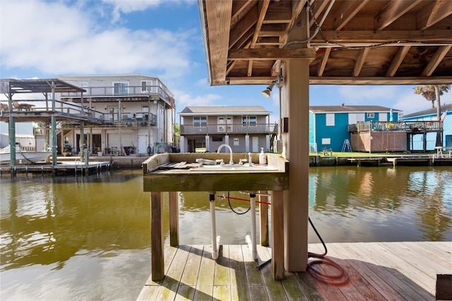 31 Lakeside Dr, Hitchcock, TX 77563 - dock area with a water view