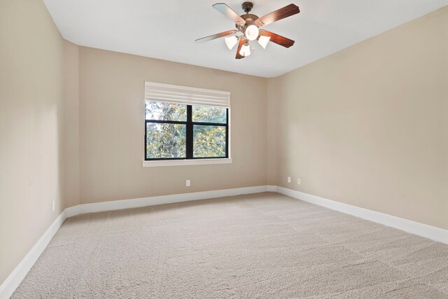 52 Tall Trl, Missouri City, TX 77459 - spare room with light carpet and ceiling fan