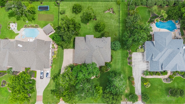 52 Tall Trl, Missouri City, TX 77459 - drone / aerial view of a pool area