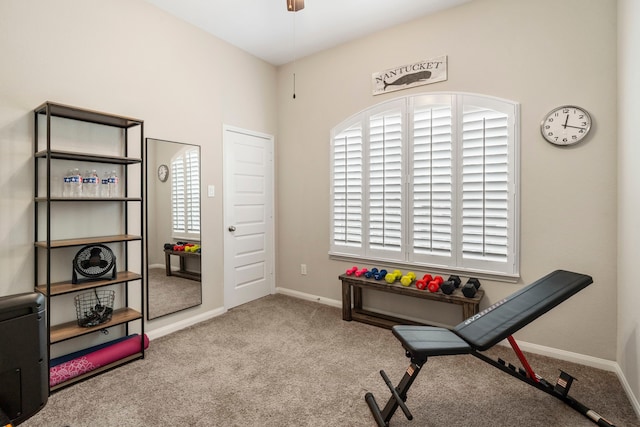 10118 Cypress Path, Missouri City, TX 77459 - sitting room featuring carpet and a ceiling fan