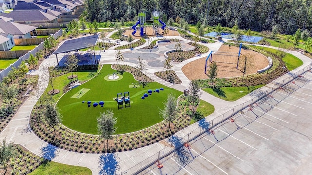11138 Gardenia Creek Dr, Houston, TX 77044 - drone / aerial view of a community park
