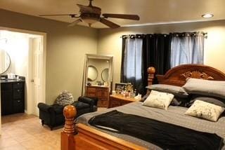 5923 Pine Needle Ln, Pasadena, TX 77505 - bedroom featuring ceiling fan