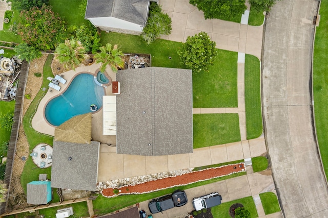 2802 Sandpebble Dr, Seabrook, TX 77586 - aerial view of a pool