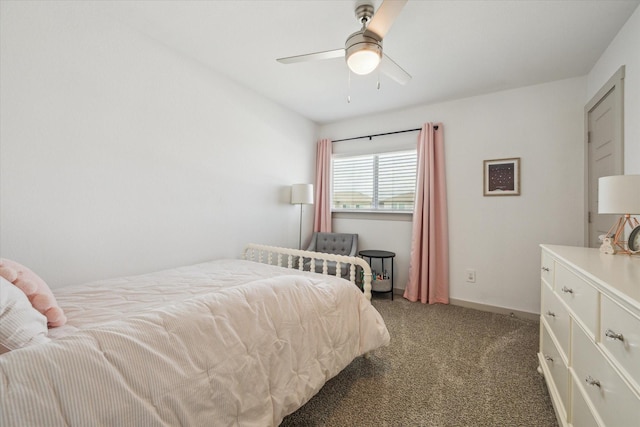 7714 Cattleman Valley Dr, Rosharon, TX 77583 - bedroom featuring carpet floors and a ceiling fan