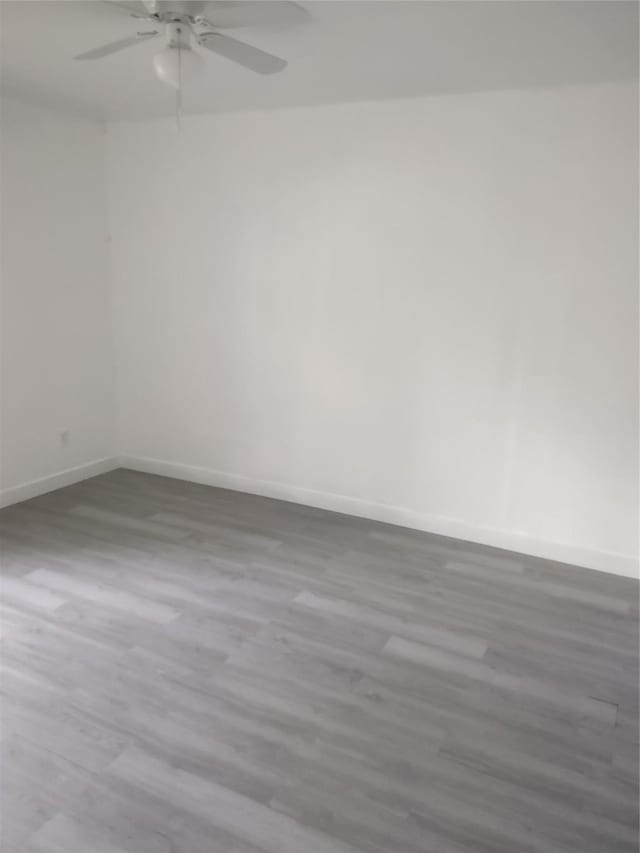 3950 Scranton St, Beaumont, TX 77703 - empty room featuring a ceiling fan and wood finished floors