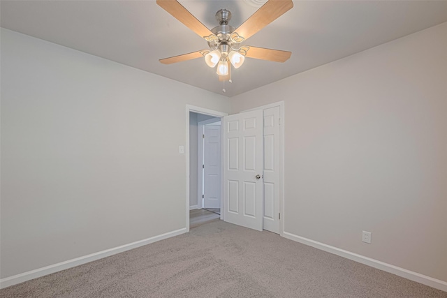 2401 33rd Ave N, Texas City, TX 77590 - carpeted empty room featuring baseboards and a ceiling fan