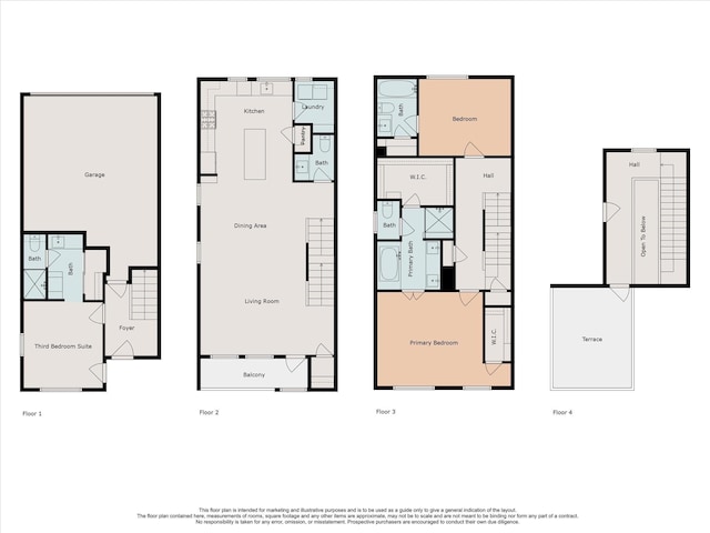 1050 Timbergrove Yards Ln, Houston, TX 77008 - view of floor plan / room layout