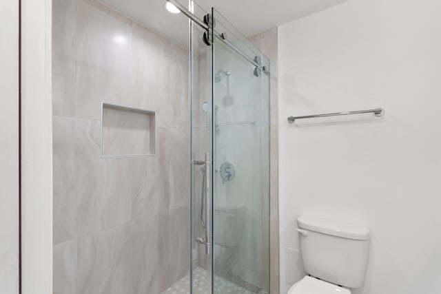 2001 Holcombe Blvd Unit 2305, Houston, TX 77030 - bathroom featuring toilet and a shower stall