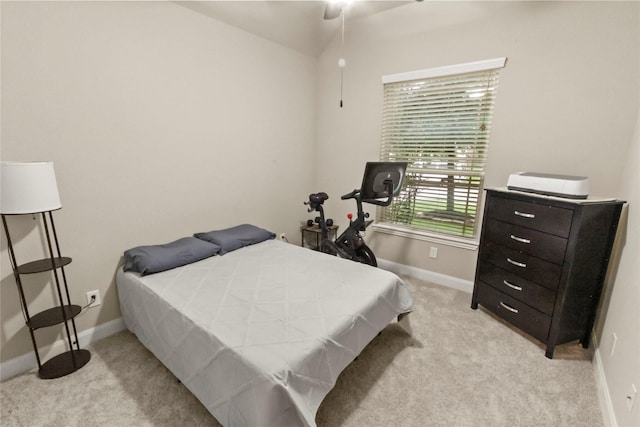 31428 Longwood Park Ln, Spring, TX 77386 - bedroom featuring light colored carpet and ceiling fan