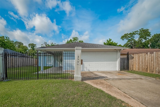 3930 Daphne St, Houston, TX 77021 - garage featuring concrete driveway