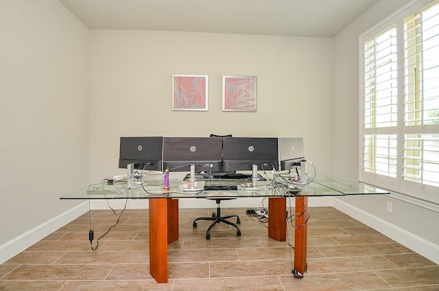 27522 Blackstone Canyon Ln, Katy, TX 77494 - office space featuring healthy amount of natural light and wood tiled floors