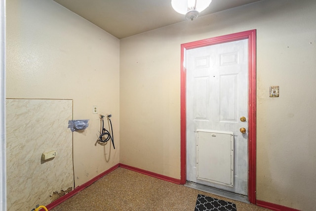 14030 Duncannon Dr, Houston, TX 77015 - foyer entrance with carpet flooring and baseboards