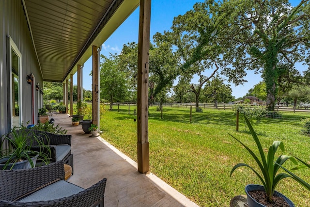 43 Windmill Dr, Hempstead, TX 77445 - view of yard with a patio