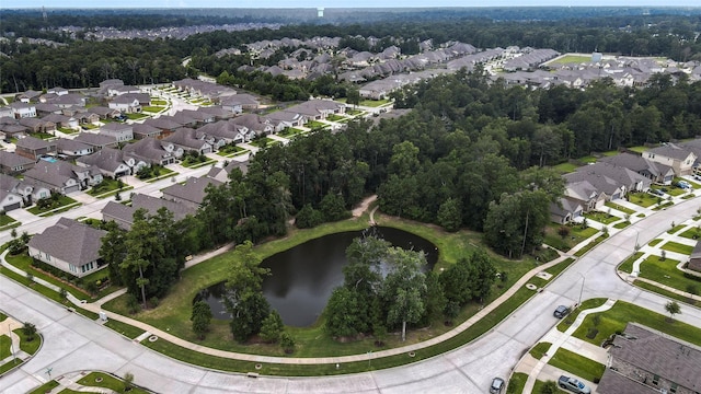 6213 Arcadia Sound Ln, Houston, TX 77365 - aerial overview of property's location with nearby suburban area and a nearby body of water