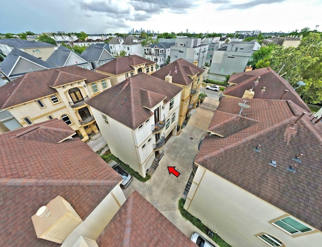 1241 W 24th St Unit B, Houston, TX 77008 - aerial view of residential area