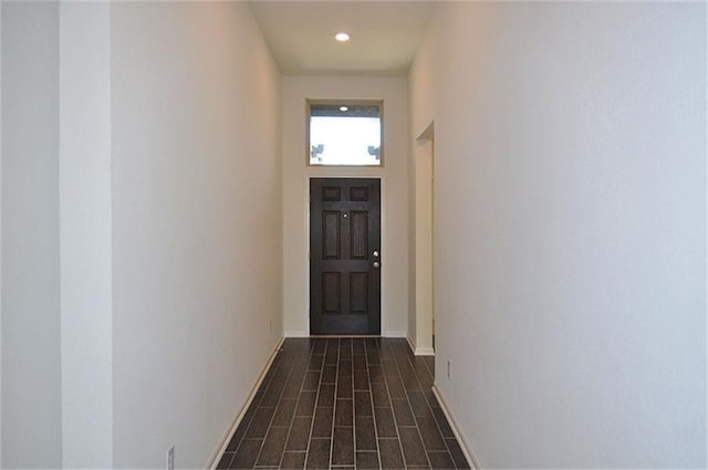 15619 Hanover Breeze Ln, Houston, TX 77044 - doorway to outside with baseboards and recessed lighting