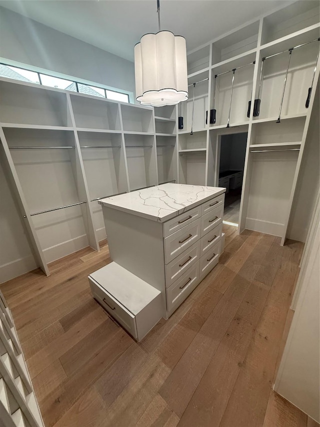 4622 Banning Dr, Houston, TX 77027 - spacious closet featuring light wood-style flooring