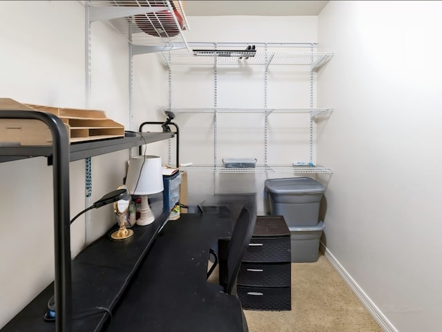 3314 Flint Valley Ln, Katy, TX 77494 - workout room featuring baseboards and carpet flooring