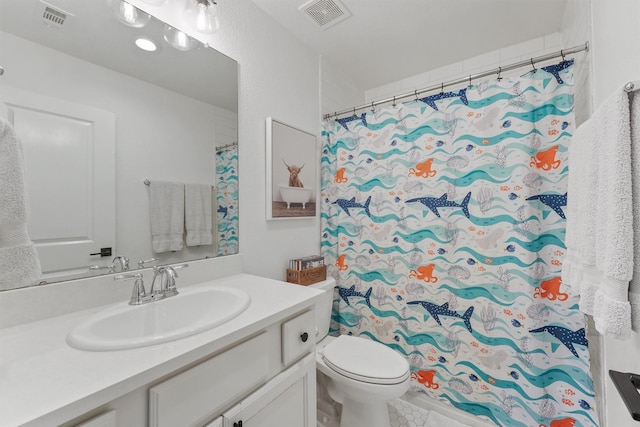 2307 Hagerman Rd, Conroe, TX 77384 - bathroom with vanity, tile patterned flooring, and a shower with shower curtain