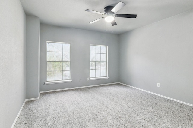 5911 Drenner Park Ln, Houston, TX 77086 - carpeted spare room with a ceiling fan and baseboards