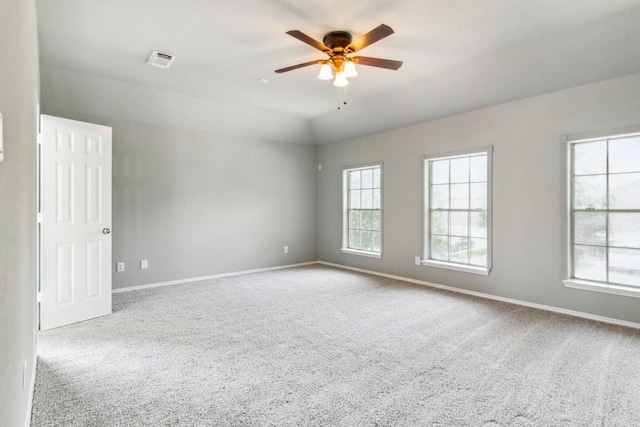 5911 Drenner Park Ln, Houston, TX 77086 - carpeted empty room with ceiling fan and baseboards