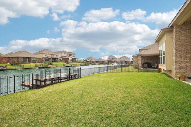 29446 Westhope Dr, Spring, TX 77386 - fenced backyard featuring a residential view and a water view