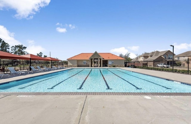 29446 Westhope Dr, Spring, TX 77386 - community pool with a patio area