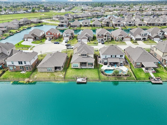 29446 Westhope Dr, Spring, TX 77386 - aerial perspective of suburban area with a large body of water